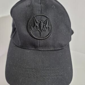 Bacardi Rum Embroidered Bat Logo Dad Hat Baseball Cap Lg/XL
